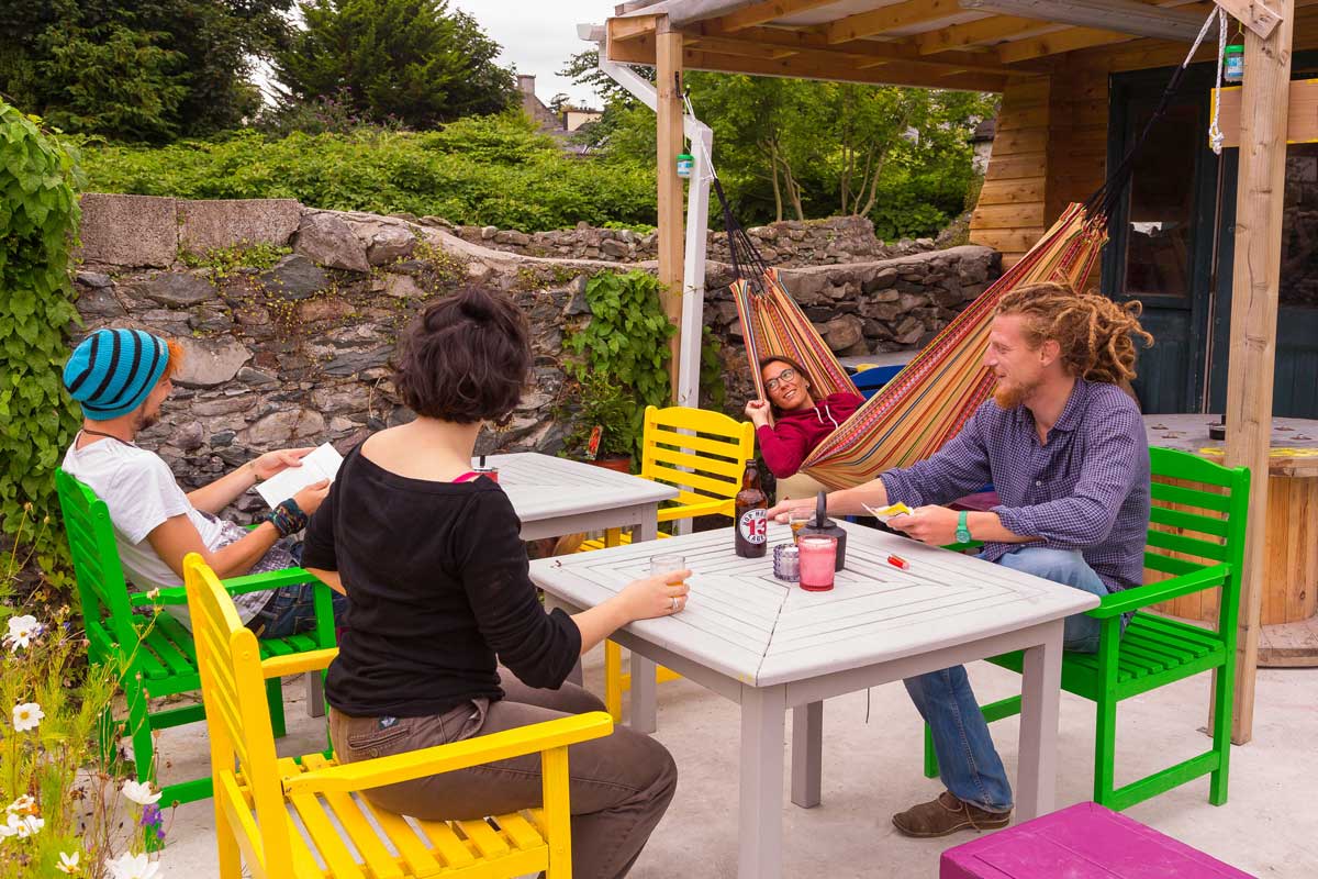 Black Sheep Hostel Courtyard