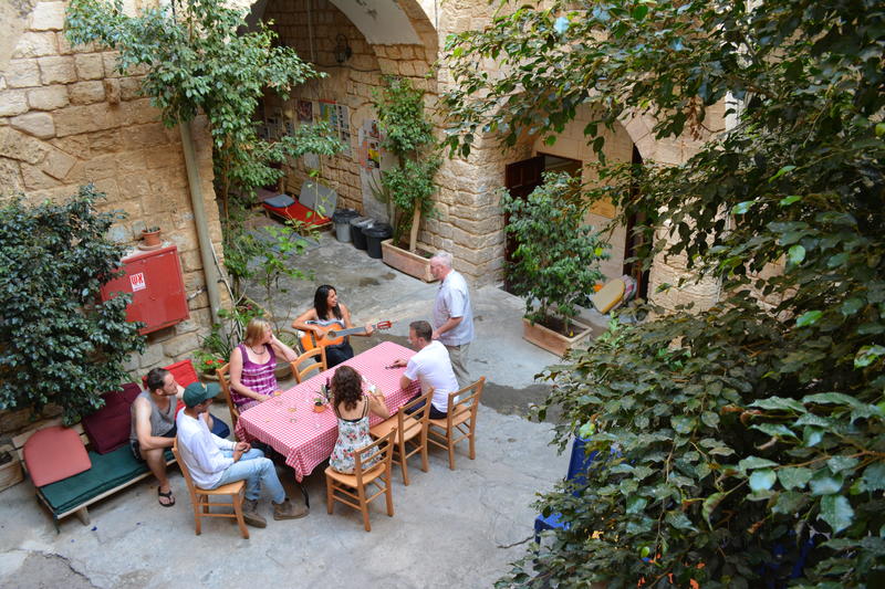 Courtyard at Fauzi Azar Inn Nazareth