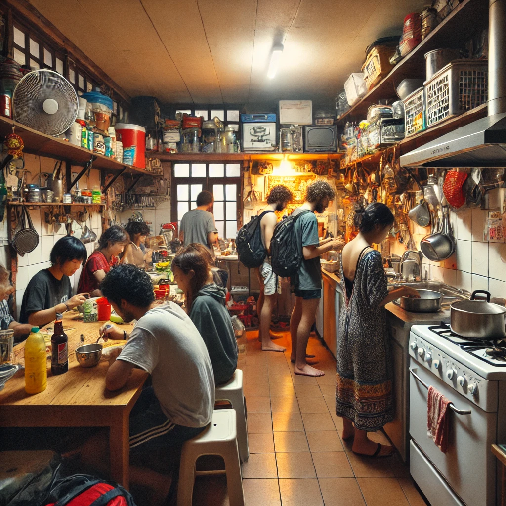 Hostel Kitchen