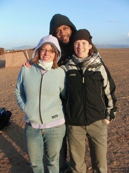 Kat in Morocco with Friends