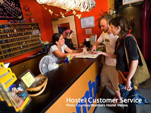 Customer Service Desk, Wombats Hostel