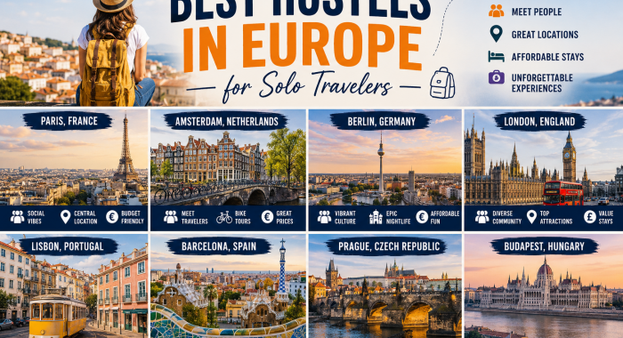 Best hostels in Europe for solo travelers 