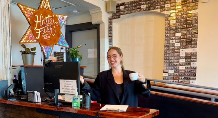 Hostel Fish Front Desk