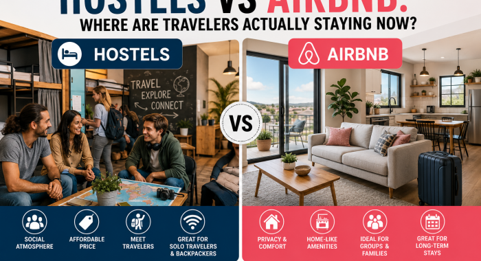 Travel trends in hostels vs airbnb Hostels vs Airbnb: where travelers are actually staying now