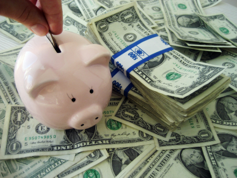 Saving Money For Hostel piggy bank