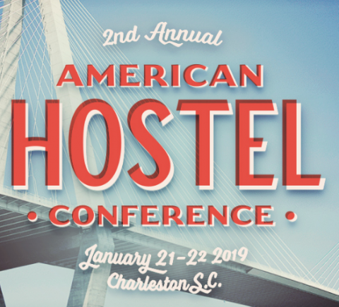 American Hostel Conference Poster, Bridge and Sky