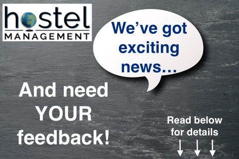 Tell us your booking engine needs Hostel Management wants your opinion