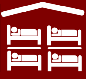 Hostel sign logo bunk beds List your hostel on free places Hostel sign logo bunk beds List your hostel on free places