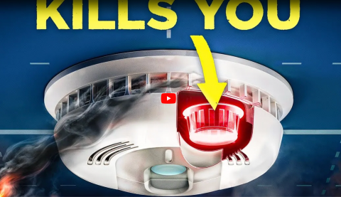 Picture of a smoke detector with the text that says "kills you?"