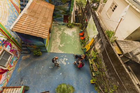 Favela Experience: a hostel that gives back Favela Experience hostel from the top