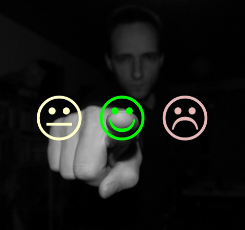 What rating would you give a guest? smiley face ratings