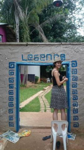 guest painting legends backpacker lodge outside entrance hostel guest painting legends backpacker lodge outside entrance hostel