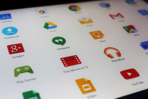 There are thousands of apps but just a few can make a difference! Android tablet showing different apps