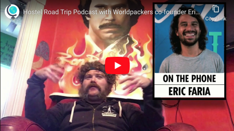 James Black and Eric Faria Hostel Road Trip Podcast Video Thumbnail