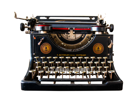 Image of vintage typewritter