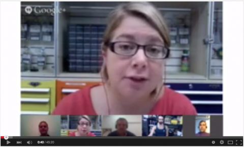 virtual unconference panel discussion launched googe hangouts on air youtube