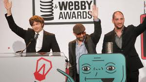 webby awards for hostelworld dot com and boo dot com