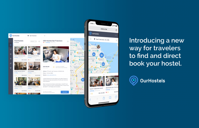 Learn about OurHostels.com OurHostels.com Campaign Banner to Promote Direct Bookings in Hostels
